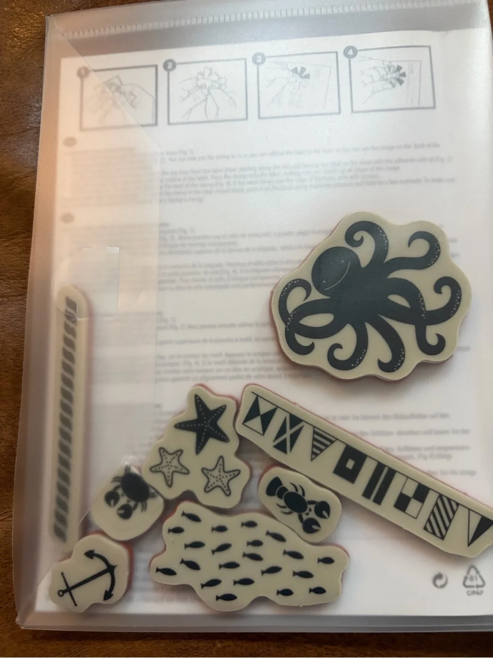 Stampin' Up! Sea Street Nautical Stamp Set - Black